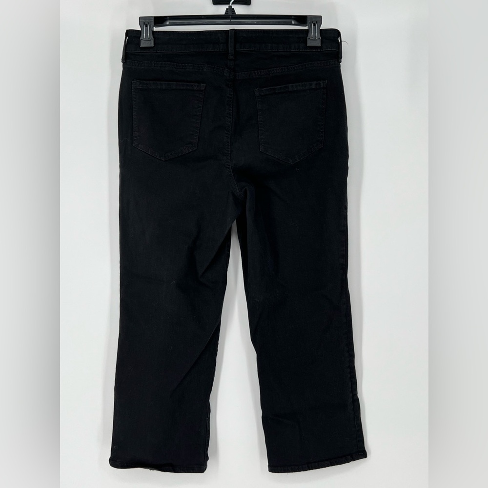 NYDJ MARILYN STRAIGHT  BLACK JEANS  FABULOUS STRETCH‎ FLATTERING FIT